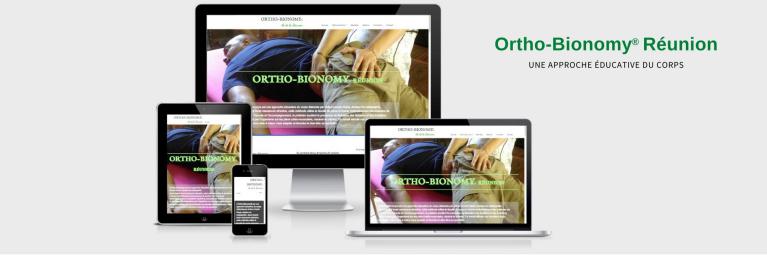 Siteweb responsive Ortho Bionomy Réunion