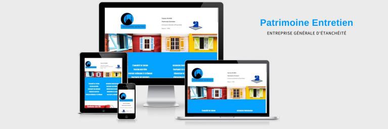 Siteweb responsive Patrimoine Entretien