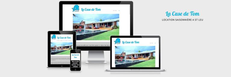 Siteweb responsive La Case de Tom
