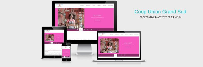 Siteweb responsive Coop Union Grand Sud