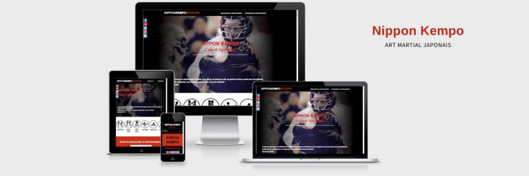 Siteweb responsive Nippon Kempo Réunion