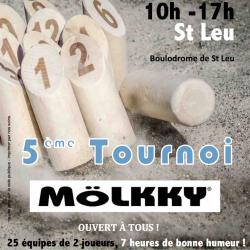 Affiche 5 tournoi de molkky à la Réunion Boost Agency