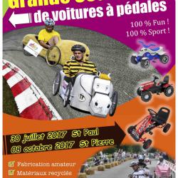 Affiche Course voiture UFOLEP événementiel à la Réunion Boost Agency