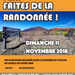 Affiche fête de la randonnée UFOLEP événementiel à la Réunion Boost Agency