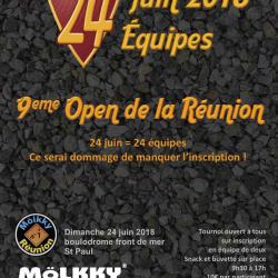 Affiche 9 tournoi de molkky à la Réunion Boost Agency