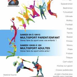 Affiche animation multisport à la Réunion Boost Agency