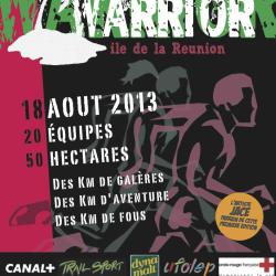 Affiche Raid Warrior événementiel à la Réunion Boost Agency