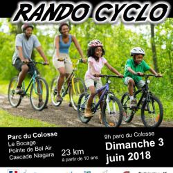 Affiche randonnée vélo UFOLEP événementiel à la Réunion Boost Agency