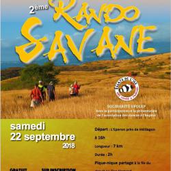 Affiche randonnée savane UFOLEP événementiel à la Réunion Boost Agency