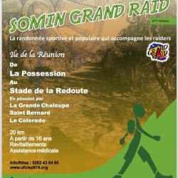 Affiche somin grand raid 2 UFOLEP événementiel à la Réunion Boost Agency