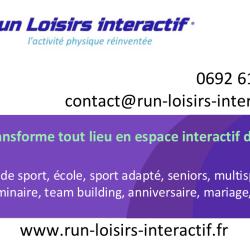Carte de visite Run Loisirs Interactif à la Réunion BOOST AGENCY